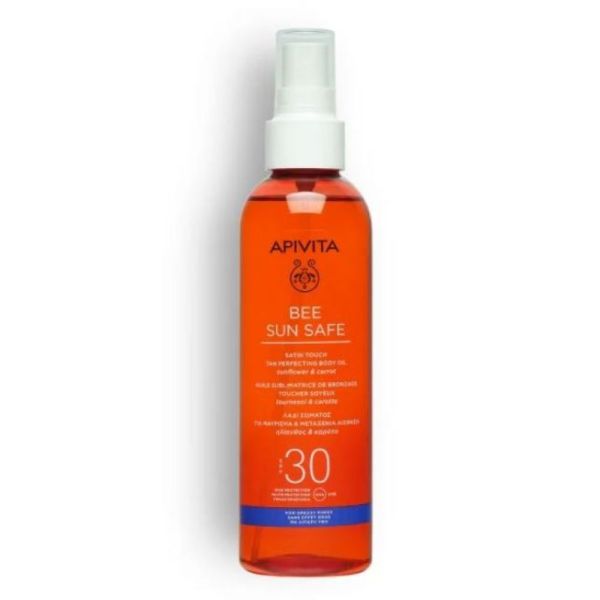 Apivita - Bee sun safe huile sublimatrice de bronzage toucher soyeux SPF30 - 200ml