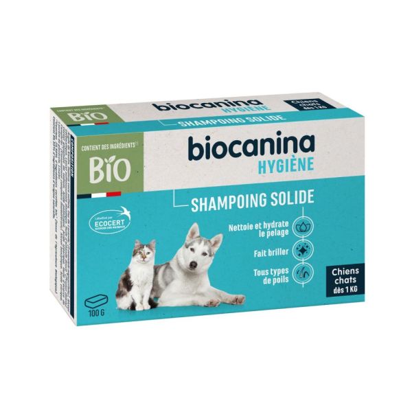 Biocanina - Shampoing solide - 100g