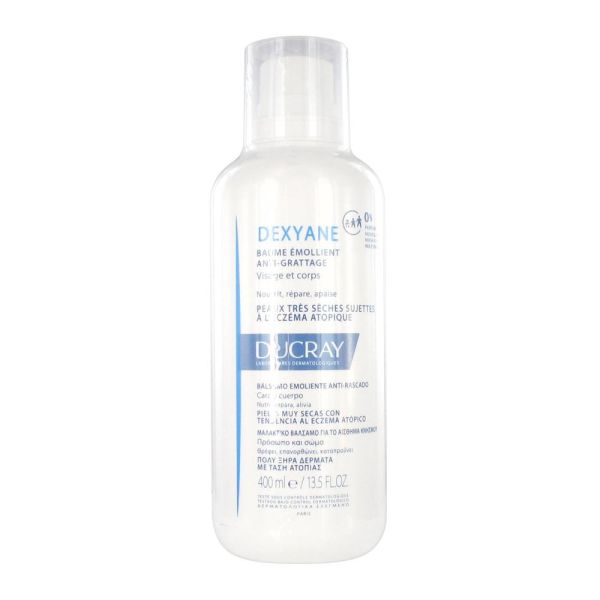 Ducray - Dexyane baume émollient anti-grattage visage et corps - 400 ml