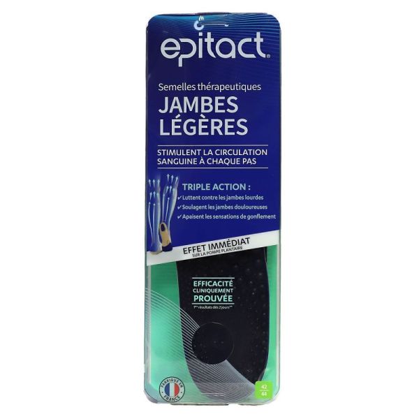 Epitact - Semelles Thérapeutiques Jambes Légères - 42/44
