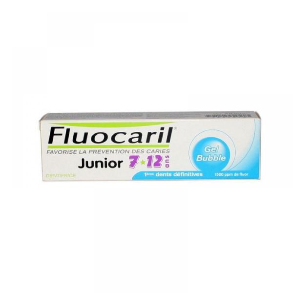 Fluocaril - Dentifrice junior 7 - 12  ans gel bubble - 50ml
