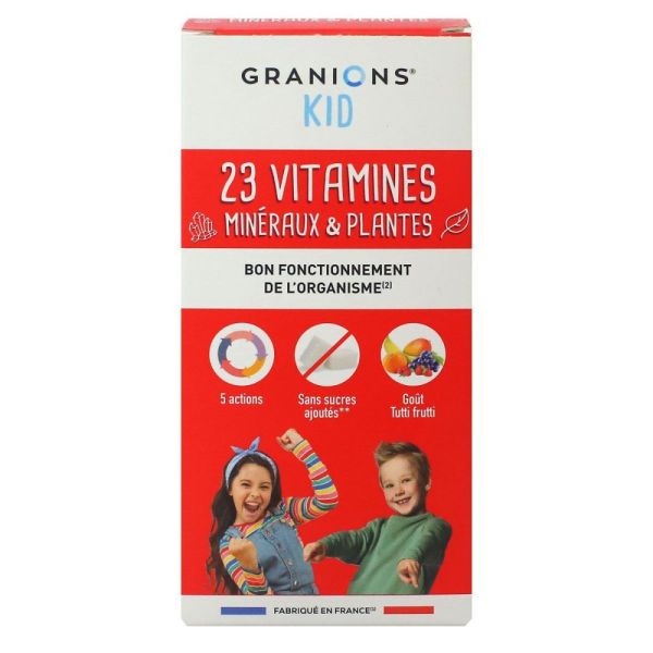 Granions - Kid 23 vitamines minéraux et plantes - 200ml