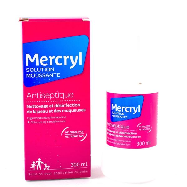 Mercryl - solution moussante antiseptique - 300 ml