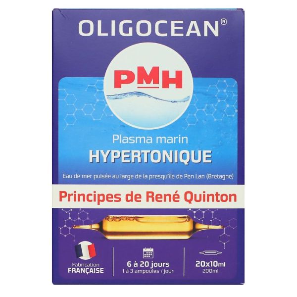Oligocean - Plasma marin Hypertonique - 20 ampoules