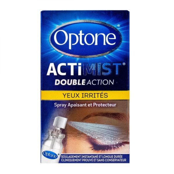 Optone - ActiMist Double action Yeux irrités - 10ml