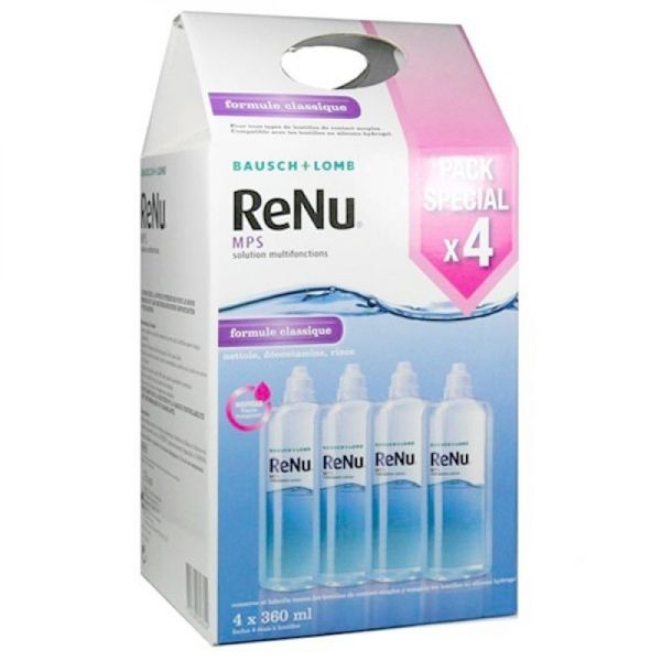 Renu MPS - Solution multifonctions - 4x360ml