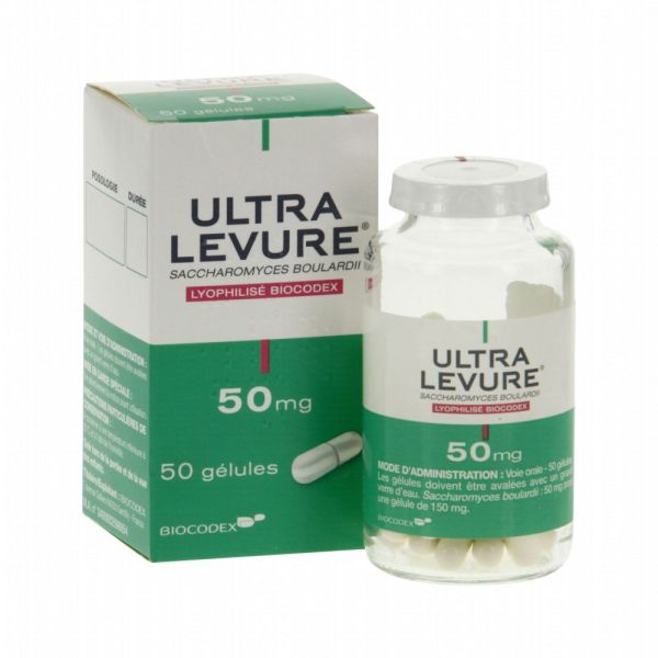 Ultra levure 50mg - 50 gélules