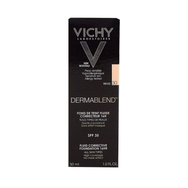 Vichy Dermablend Fond de Teint Fluide Correcteur 16h - 30ml