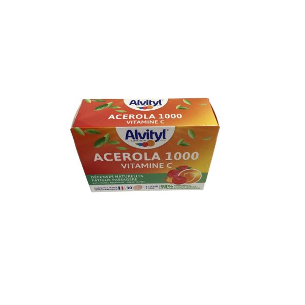 Acerola 1000 - Vitamine C - 30 Comprimés