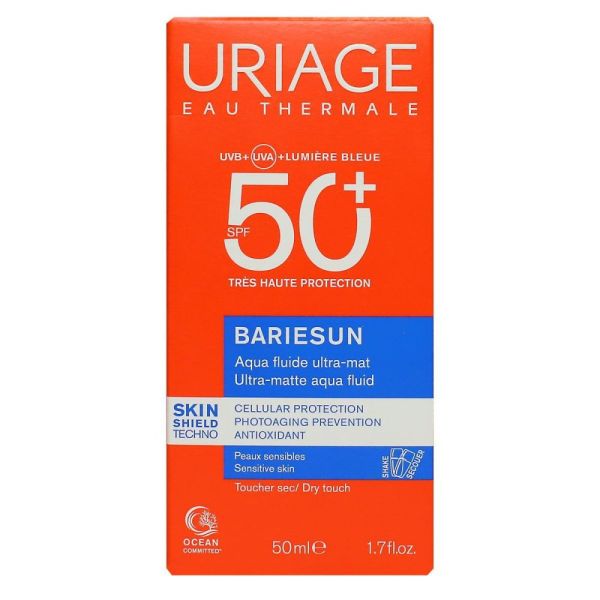 Uriage - Bariesun Aqua fluide solaire Ultra-mat SPF50+ - 50ml