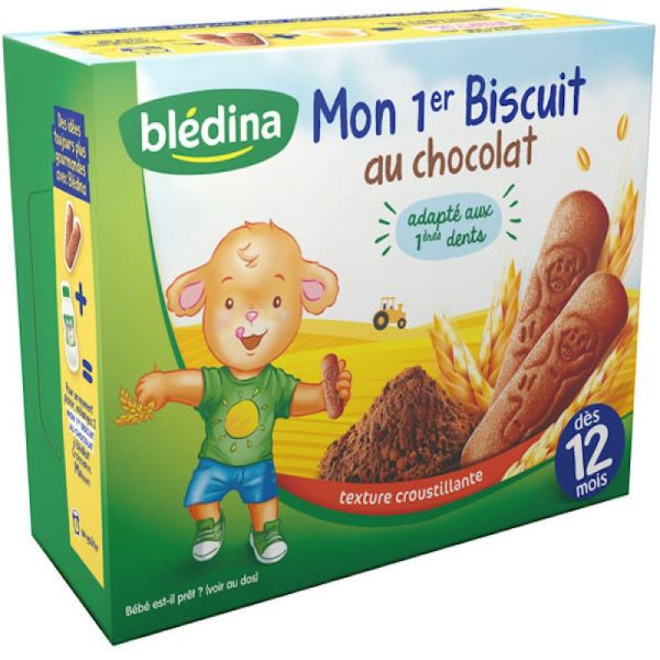 Blédina - Mon 1er biscuit au chocolat dès 12 mois - 180 g