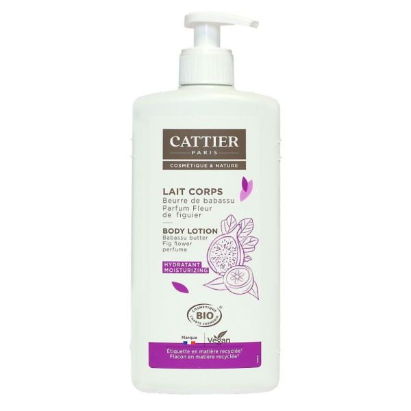 Cattier - Lait corps Hydratant - Fleur de figuier - 500mL