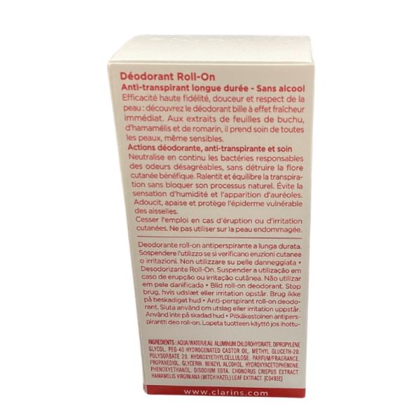 Clarins - Déodorant Roll-on antitranspirant - 50ml