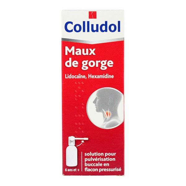 Colludol - solution pour pulvérisation buccale en flacon préssurisé