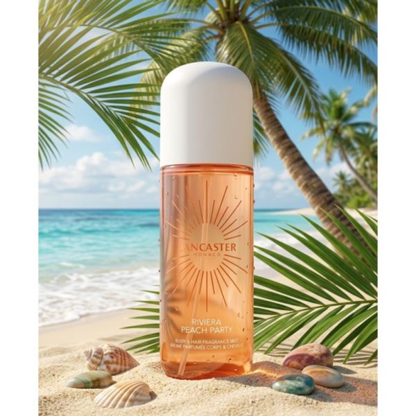 Lancaster - Brume Parfumée Corps et Cheveux Riviera Peach Party - 236 mL