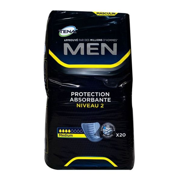 Tena men - Protections pour hommes Niveau 2 - 20 protections