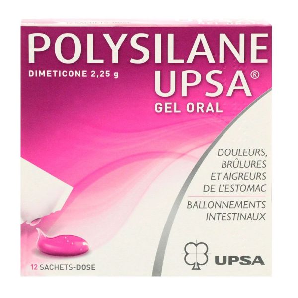 Upsa - Polysilane gel oral - 12 sachets