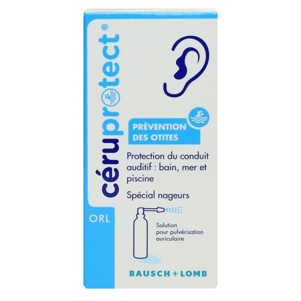 Bausch + lomb - Céruprotect - prévention des otites spécial nageurs - Fl10mL