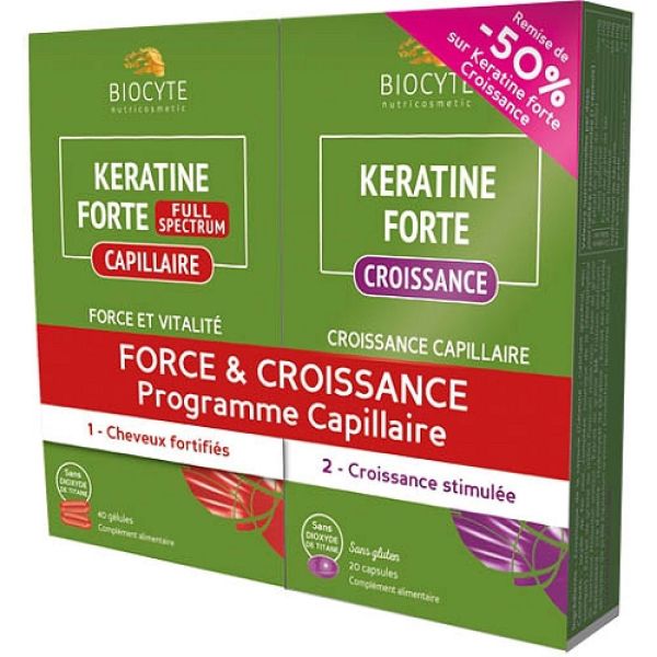 Biocyte - Kératine Forte - Full Spectrum + Croissance