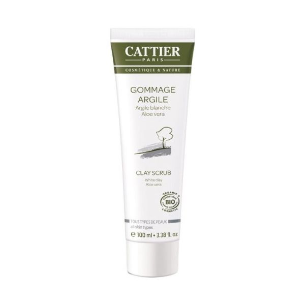 Cattier - Gommage argile blanche - 100 ml