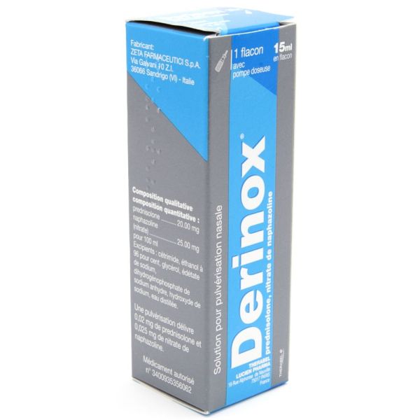 Derinox - Solution pour pulvérisation nasale - 100ml
