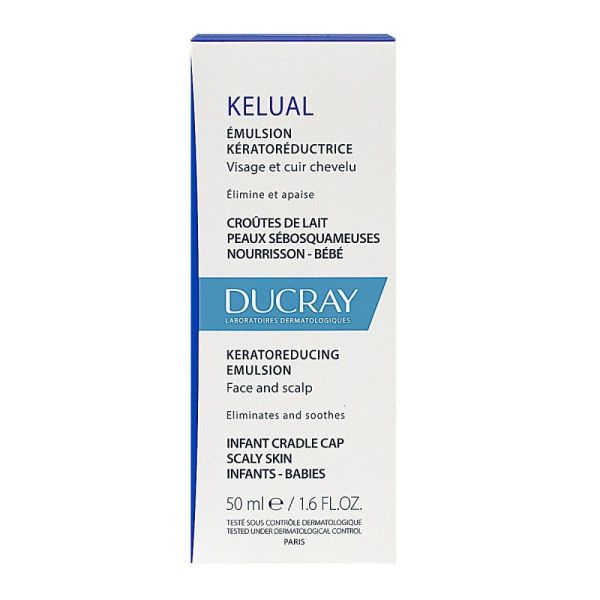 Ducray - Kélual émulsion croûtes de lait du nourrisson - 50ml