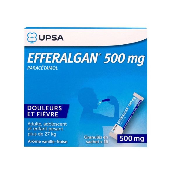 Efferalgan 500mg - 16 sachets