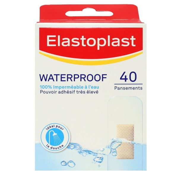 Elastoplast - Pansement waterproof - 40 pansements
