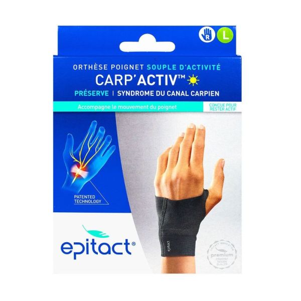 Epitact - Orthèse poignet souple d'activité Carp'Activ