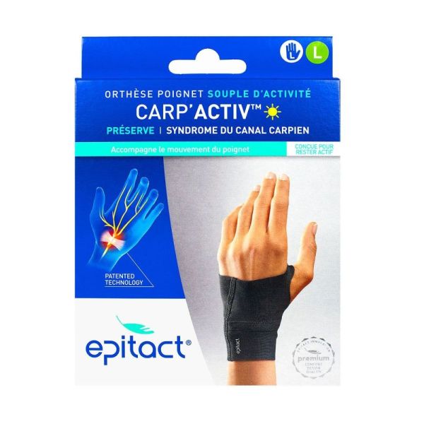 Epitact - Orthèse poignet souple d'activité Carp'Activ