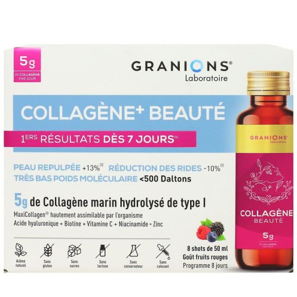 Granions - Collagène+ Beauté - 8 shots de 50ml