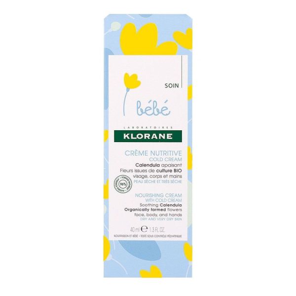Klorane bébé - Crème nutritive cold cream