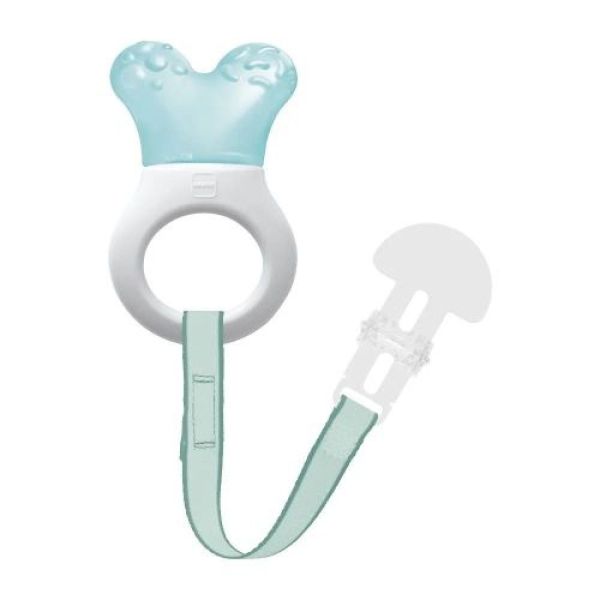 Mam - Mini Anneau de dentition 2m+ et une attache rose