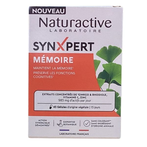 Naturactive - Synxpert Mémoire - 45 gélules