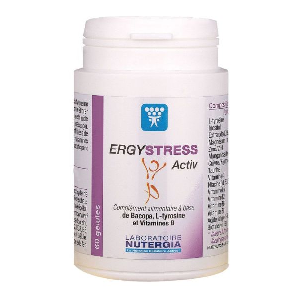 Nutergia - ErgyStress Activ - 60 gélules