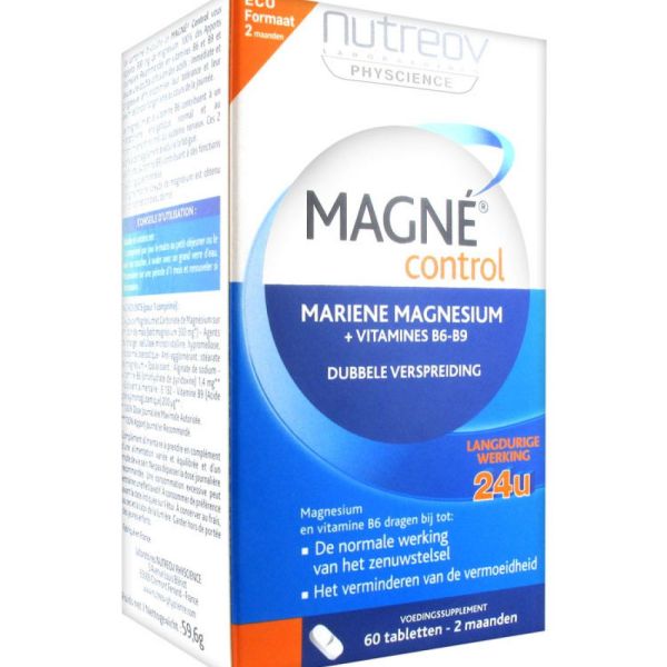 Nutreov - Magné control magnésium marin - 60 comprimés