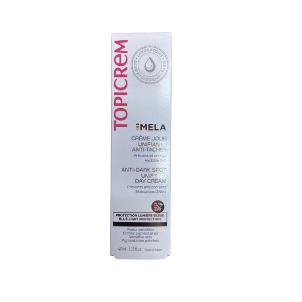 Topicrem - MELA Crème Jour Anti-Taches Unifiante SPF50+ - 40 ml