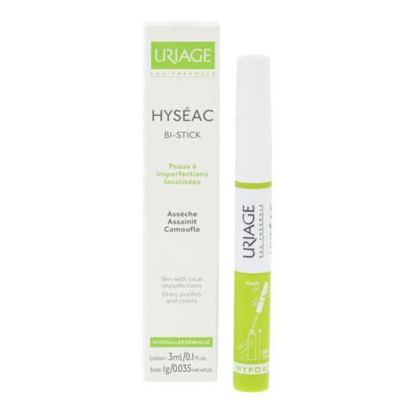 Uriage - Hyséac bi-stick soin local - 3ml/1g