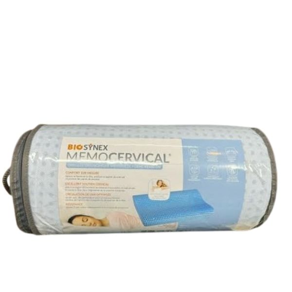 Oreiller Cylindrique Ergonomique En Coton – Mémoire De Forme 40/50/60/70/90 Cm – Support Cou, Dos, Jambes (bleu Marine, 20x60 Cm)