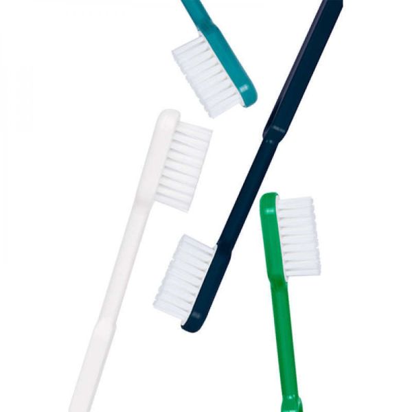 Caliquo - Brosse à dents écologique à tête rechargeable - Souple - Bleu lagon