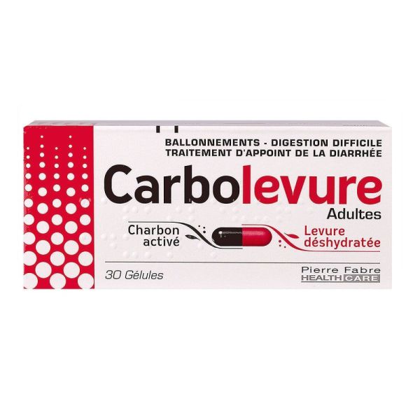 Carbolevure Adulte - 30 gélules