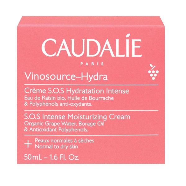 Caudalie - Vinosource-Hydra Crème S.O.S Hydratation intense - 50ml