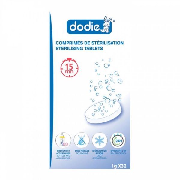 Dodie - Comprimés de stérilisation - 1g x 32