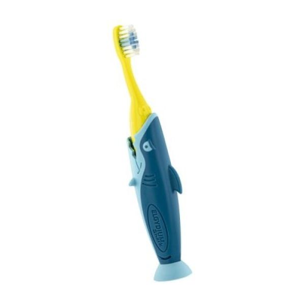 Elgydium - Brosse à dents Shark 2/6 ans - Brosse souple