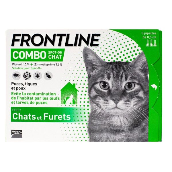 Frontline - Combo chats - 3 pipettes