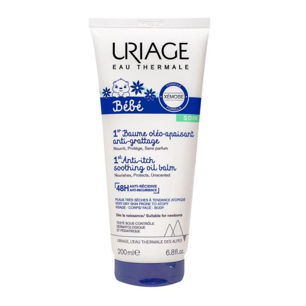 Uriage -1er baume oléo apaisant anti grattage - 200mL