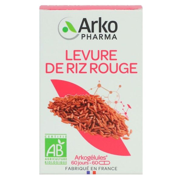 Arkopharma - Levure de riz rouge Cholestérol - 60 gélules