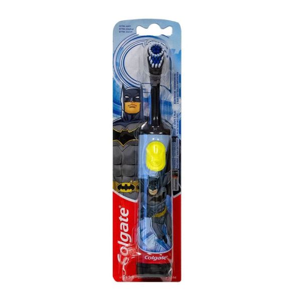 Colgate - Brosse à dents électrique extra souple Batman