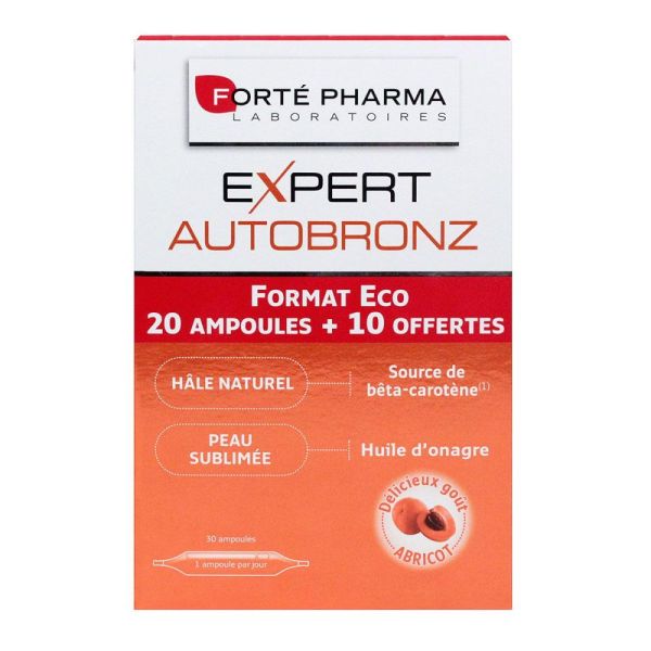 Forté Pharma - Expert AutoBronz - Offre spéciale 30 Ampoules