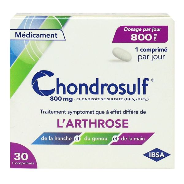 IBSA - Chondrosulf 800mg - 30 comprimés